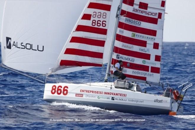 Ian Lipinski (Entreprises Innovantes) - 2015 Mini Transat Îles de Guadeloupe ©  Jacques Vapillon / Mini Transat http://www.minitransat.fr